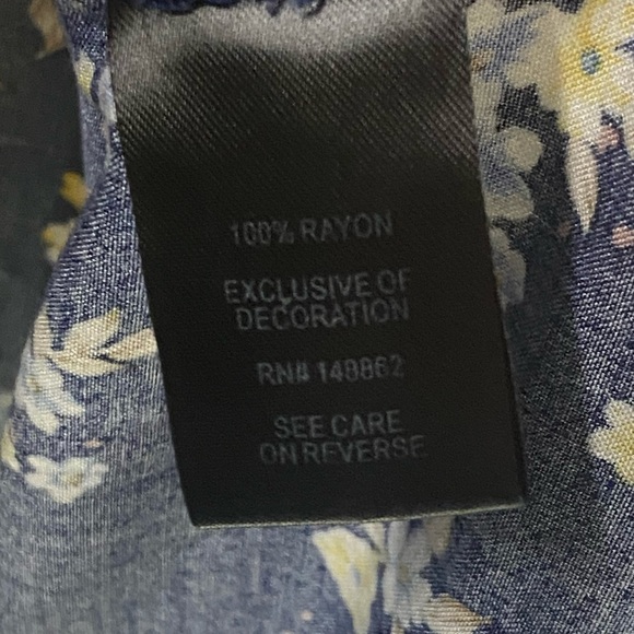 Torrid blue floral ditsy print dress 2 - Picture 10 of 10